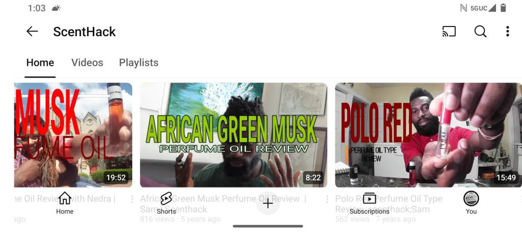 my First time on&nbsp;Youtube